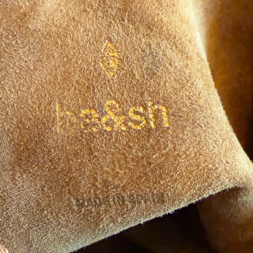 ba&sh Tan Wedge Boots
